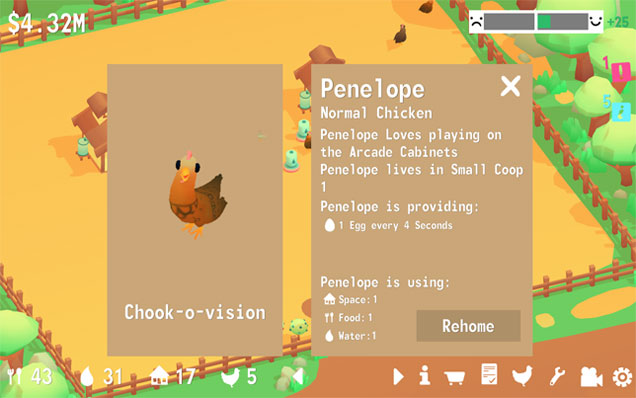 cheeky chooks gameplay screenshot